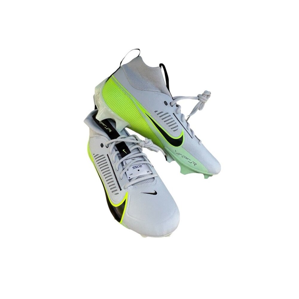 NEW Nike Vapor Edge Pro 360 2 Men's Football Cleats Platinum Vapor Green Sz 12